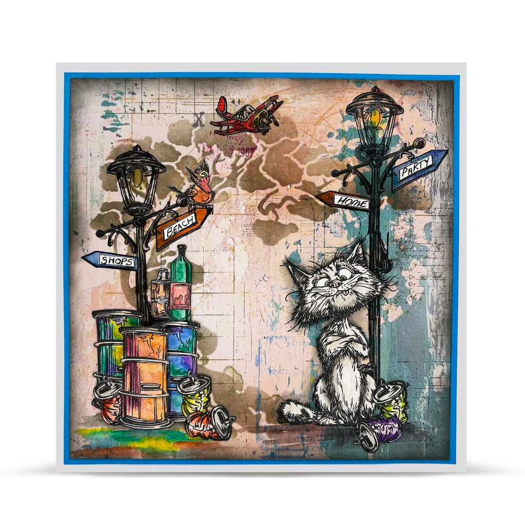 AALL & Create Grumpy Traveler A6 Clear Stamps 1273 cat