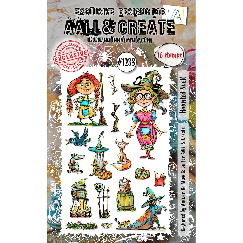 AALL & Create Haunted Spell A6 Clear Stamp Set 1238