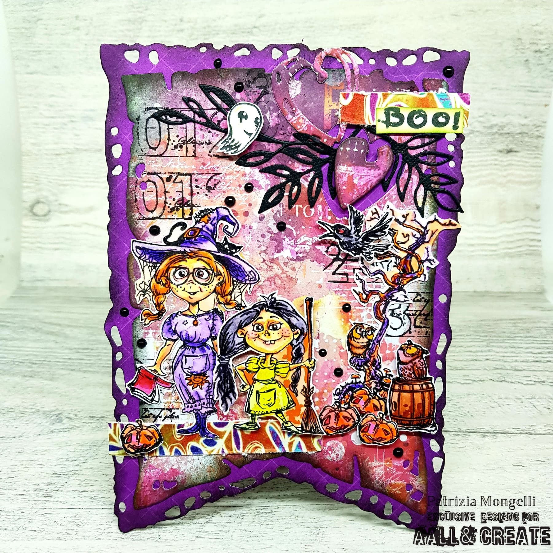 AALL & Create Haunted Spell A6 Clear Stamp Set 1238