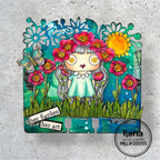 AALL & Create Her Garden A7 Clear Stamps 1285 art