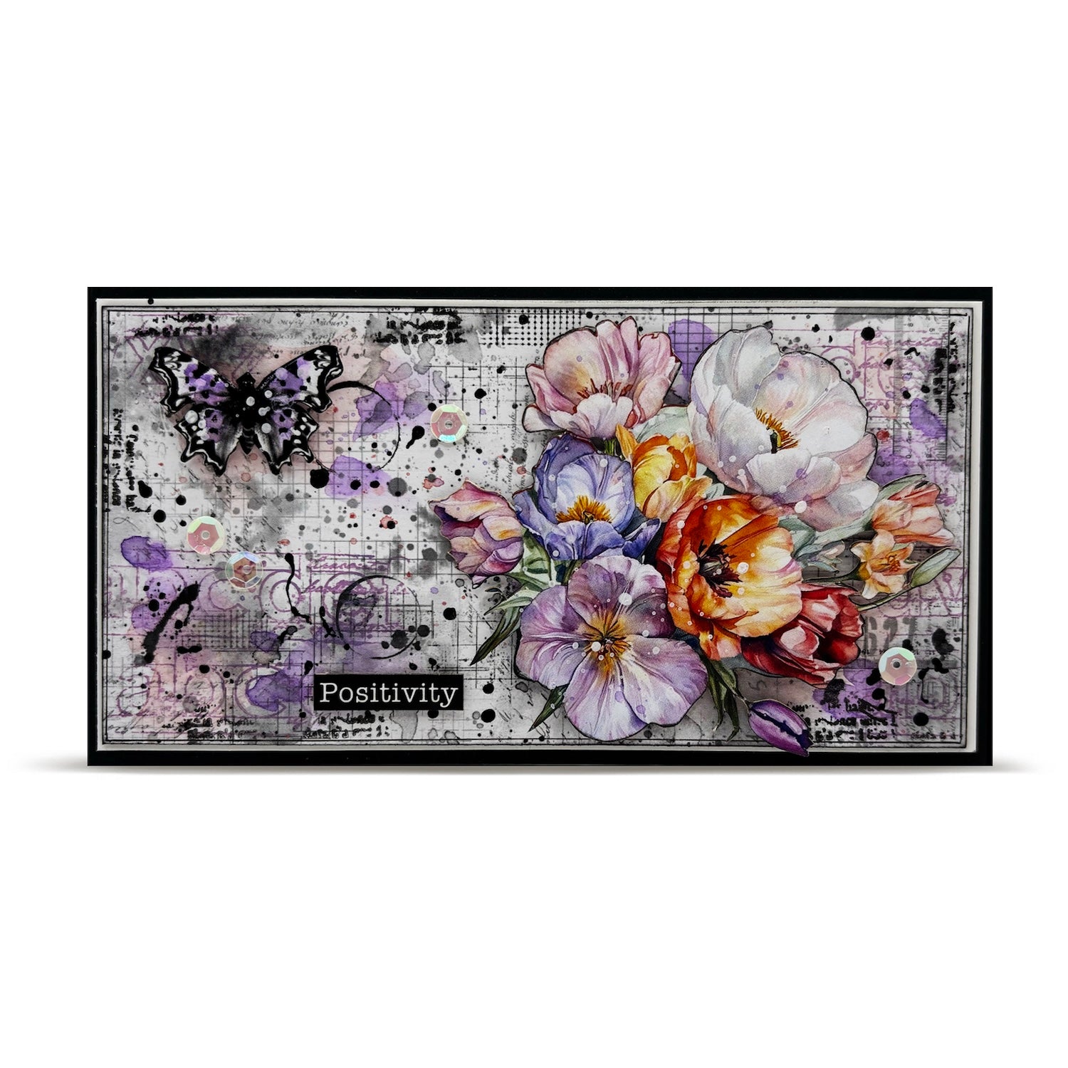 AALL & Create Herb Traces A5 Design Paper pa-046 blooms