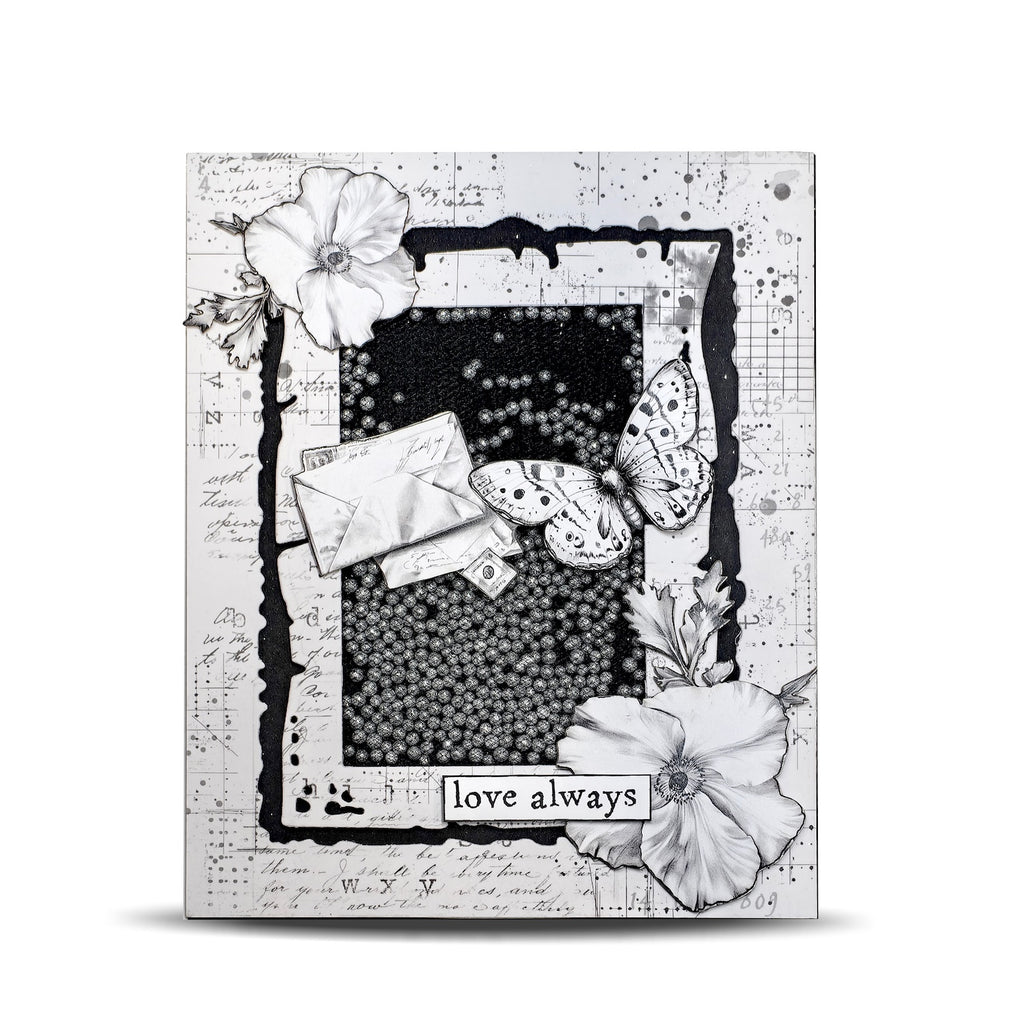 AALL & Create Herb Traces A5 Design Paper pa-046 butterflies