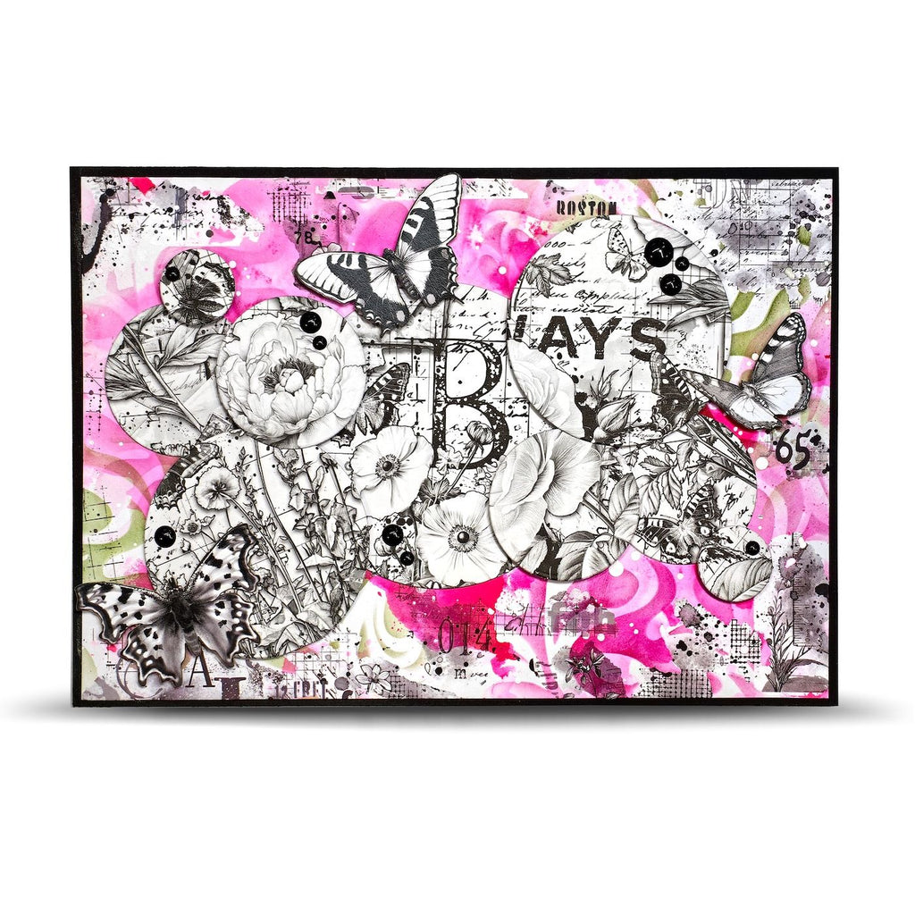 AALL & Create Herb Traces A5 Design Paper pa-046 flowers
