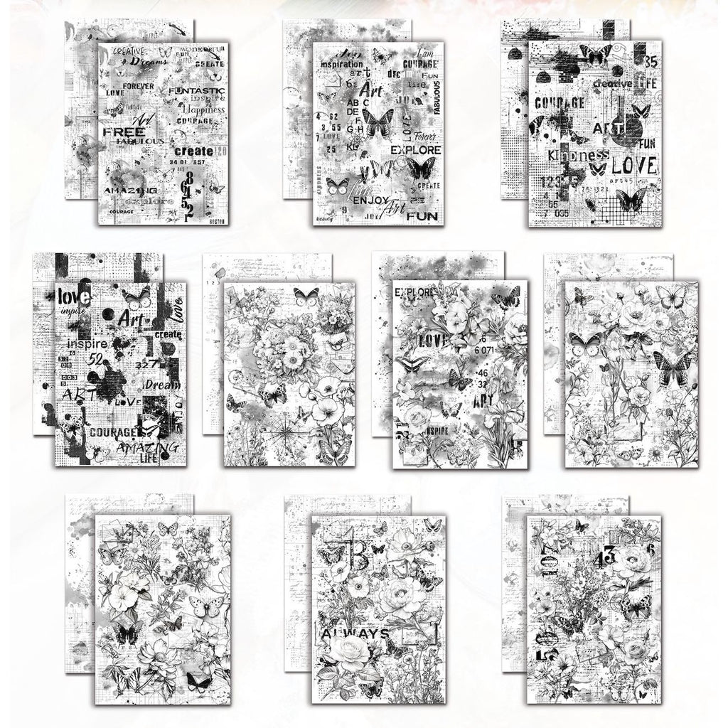 AALL & Create Herb Traces A5 Design Paper pa-046 pages