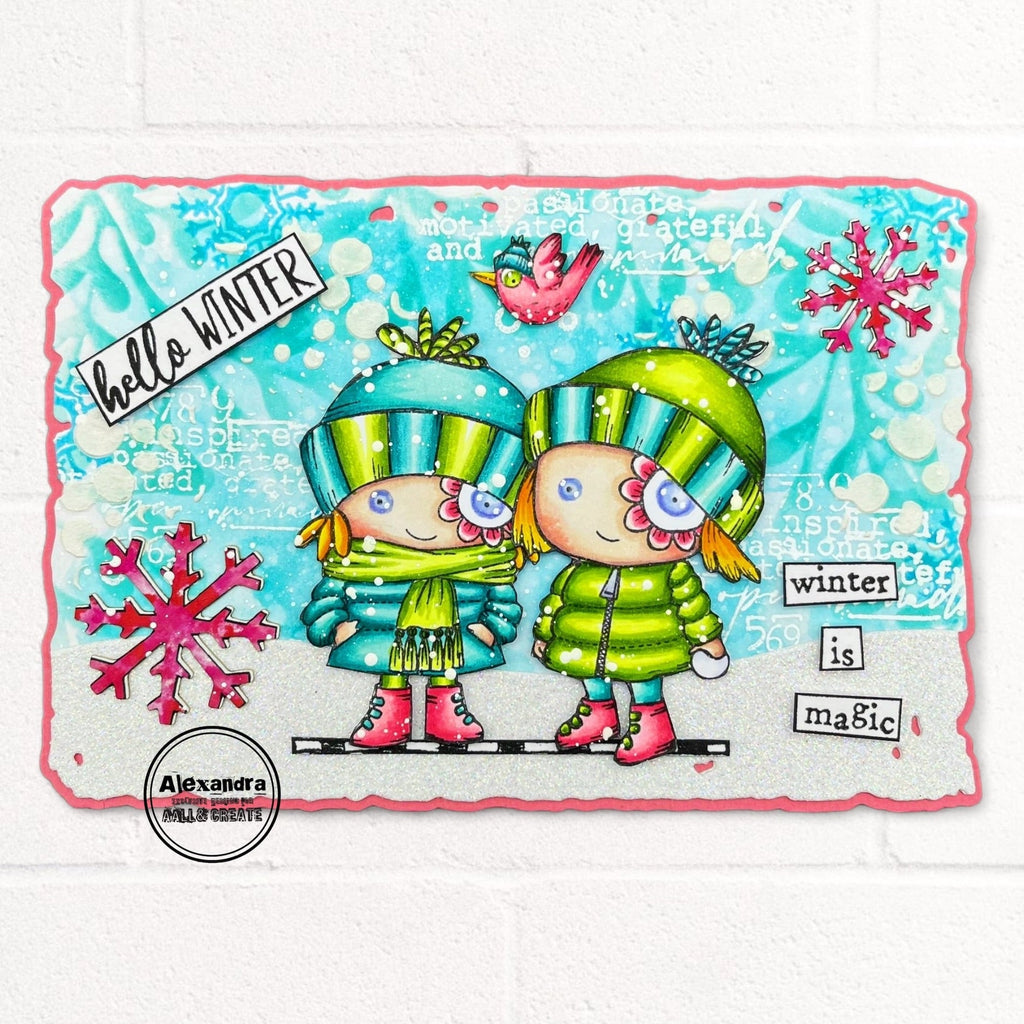 AALL & Create Hey Frosty A7 Clear Stamp Set 1194