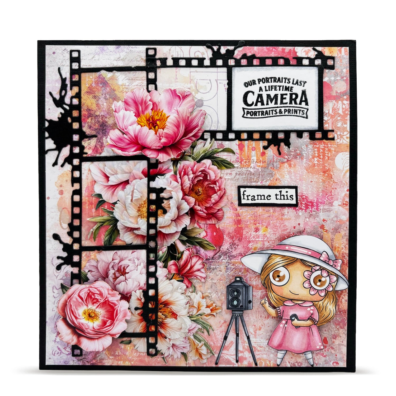 AALL & Create Hold Still A7 Clear Stamp Set 1367 frame this