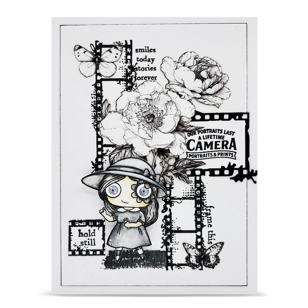 AALL & Create Hold Still A7 Clear Stamp Set 1367 smiles today
