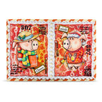 AALL & Create Holiday Pigs A7 Clear Stamp Set 1387 reindeer sweater sun hat cheers oink card