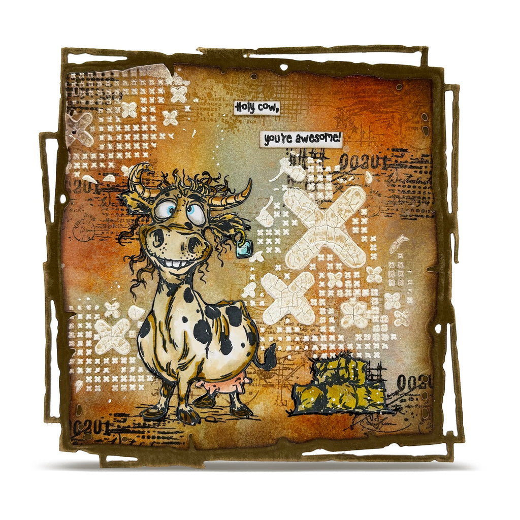 AALL & Create Holy Cow! A6 Clear Stamp Set 1407 awesome