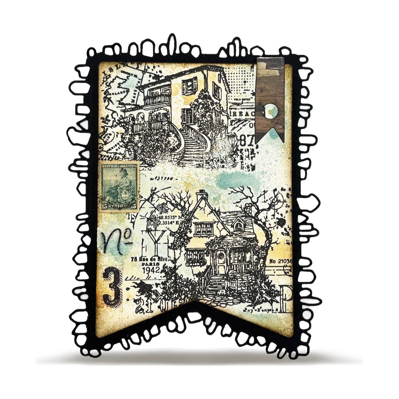 AALL & Create Homebound A6 Clear Stamps 1256 house