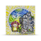 AALL & Create House Party A6 Clear Stamp Set 1307 flower girl
