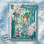 AALL & Create Ice Queen Dee A7 Clear Stamps 1308 forest