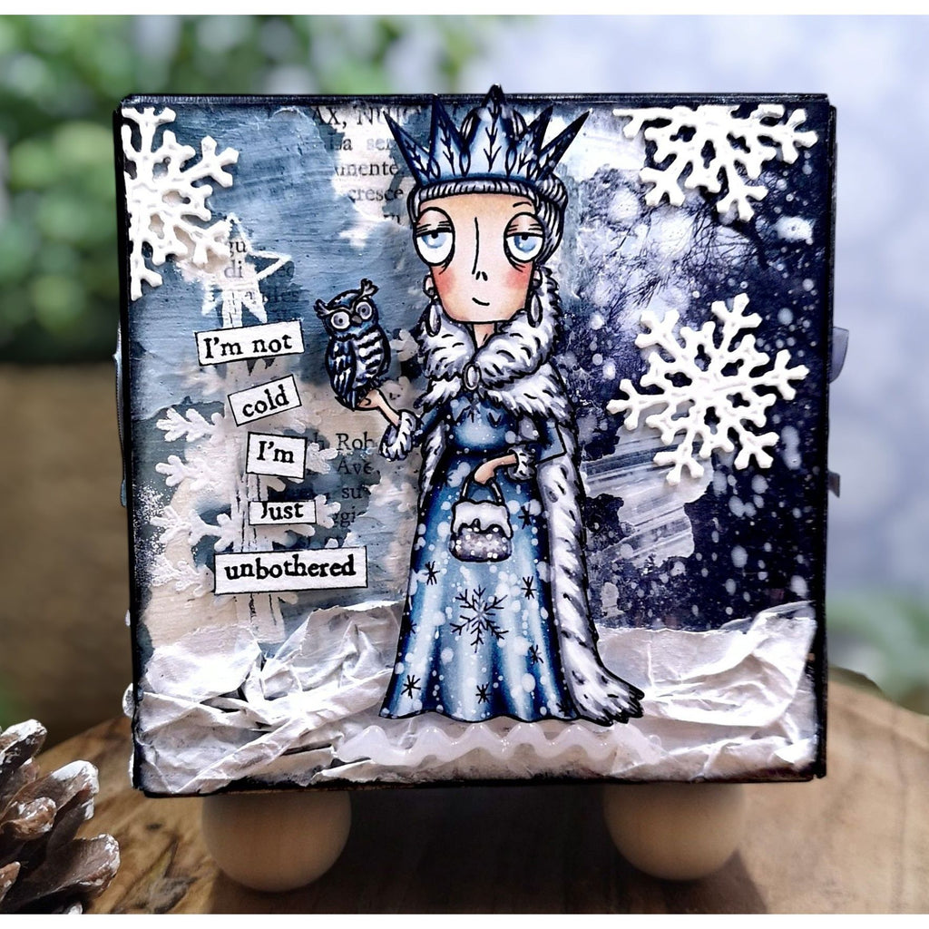 AALL & Create Ice Queen Dee A7 Clear Stamps 1308 owl