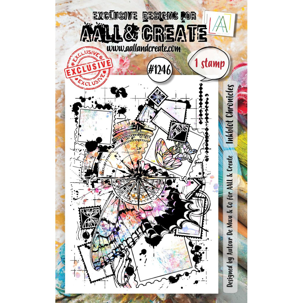 AALL & Create Inkblot Chronicles A7 Clear Stamp Set 1246