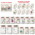 AALL & Create Janet Klein Miss Dee Stamp Bundle pck-jk004