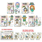 AALL & Create Janet Klein Steam and Wonder Full Stamp Set pck-jk003