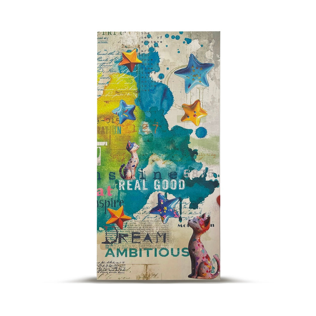 AALL & Create Jumbled Up A4 Design Paper pa031 ambitious
