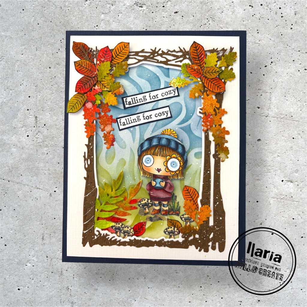 AALL & Create Lava Lamp 6x6 Stencil 250 cozy