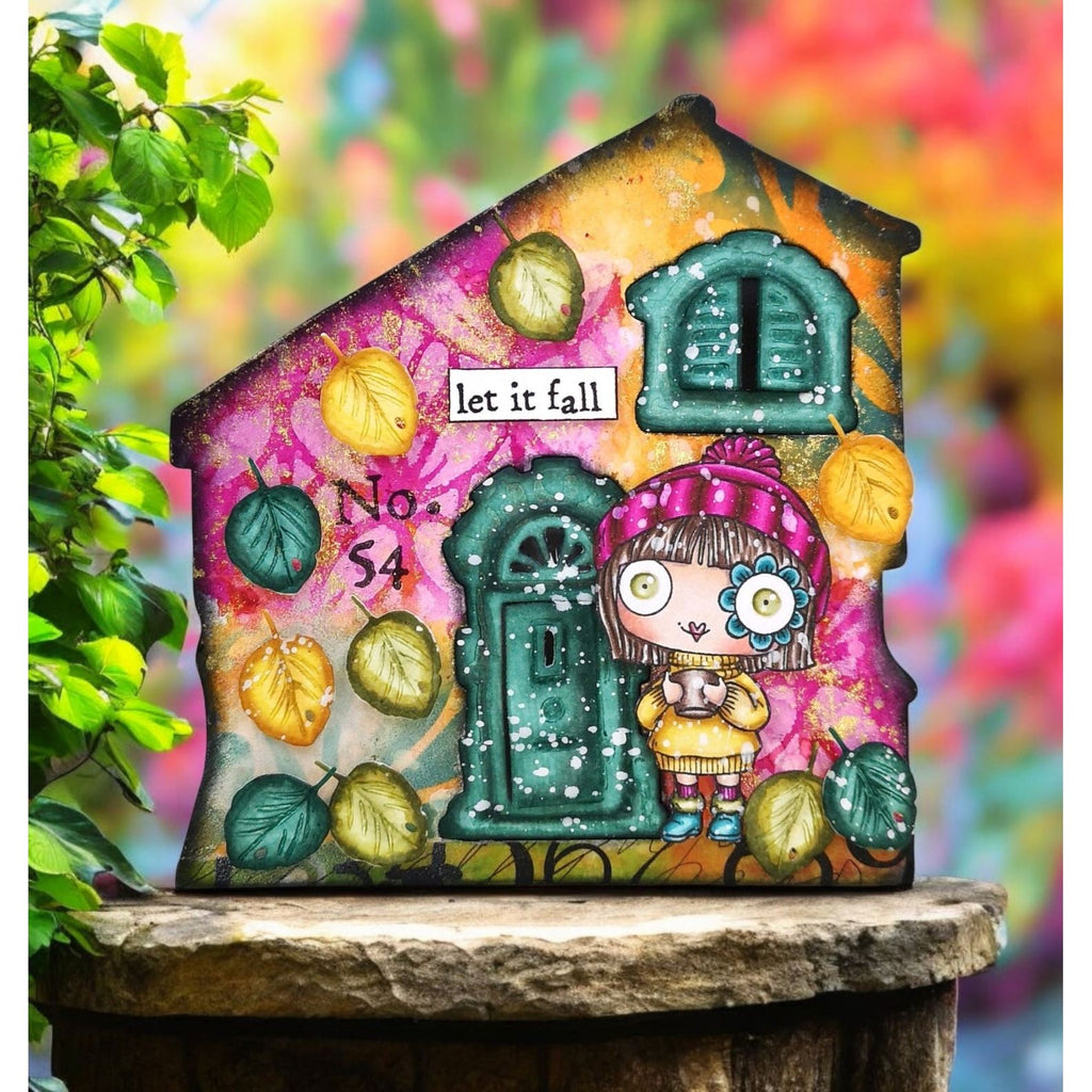 AALL & Create Lava Lamp 6x6 Stencil 250 let it fall