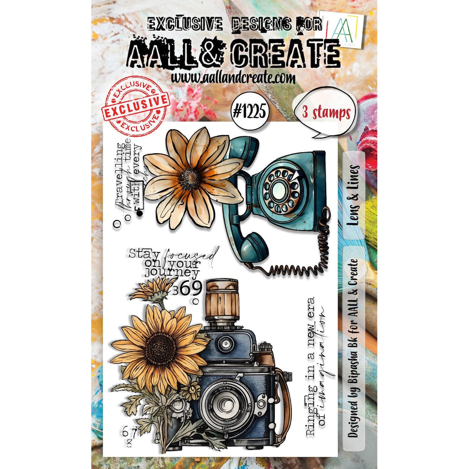 AALL & Create Lens and Lines A6 Clear Stamp Set 1225