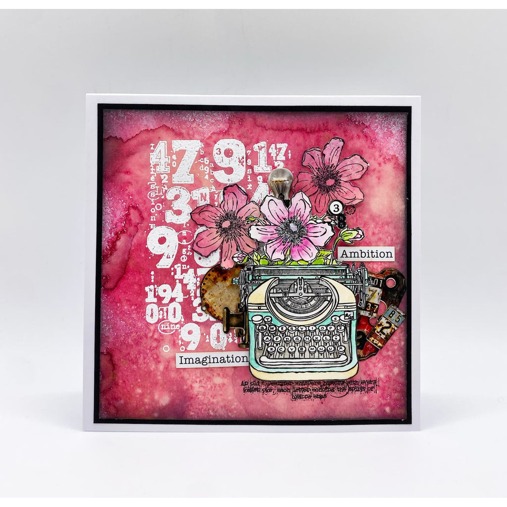 AALL & Create Letter Press A6 Clear Stamp Set 1226