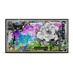 AALL & Create Lyrical Traces A5 Rub Ons ro-018 butterfly