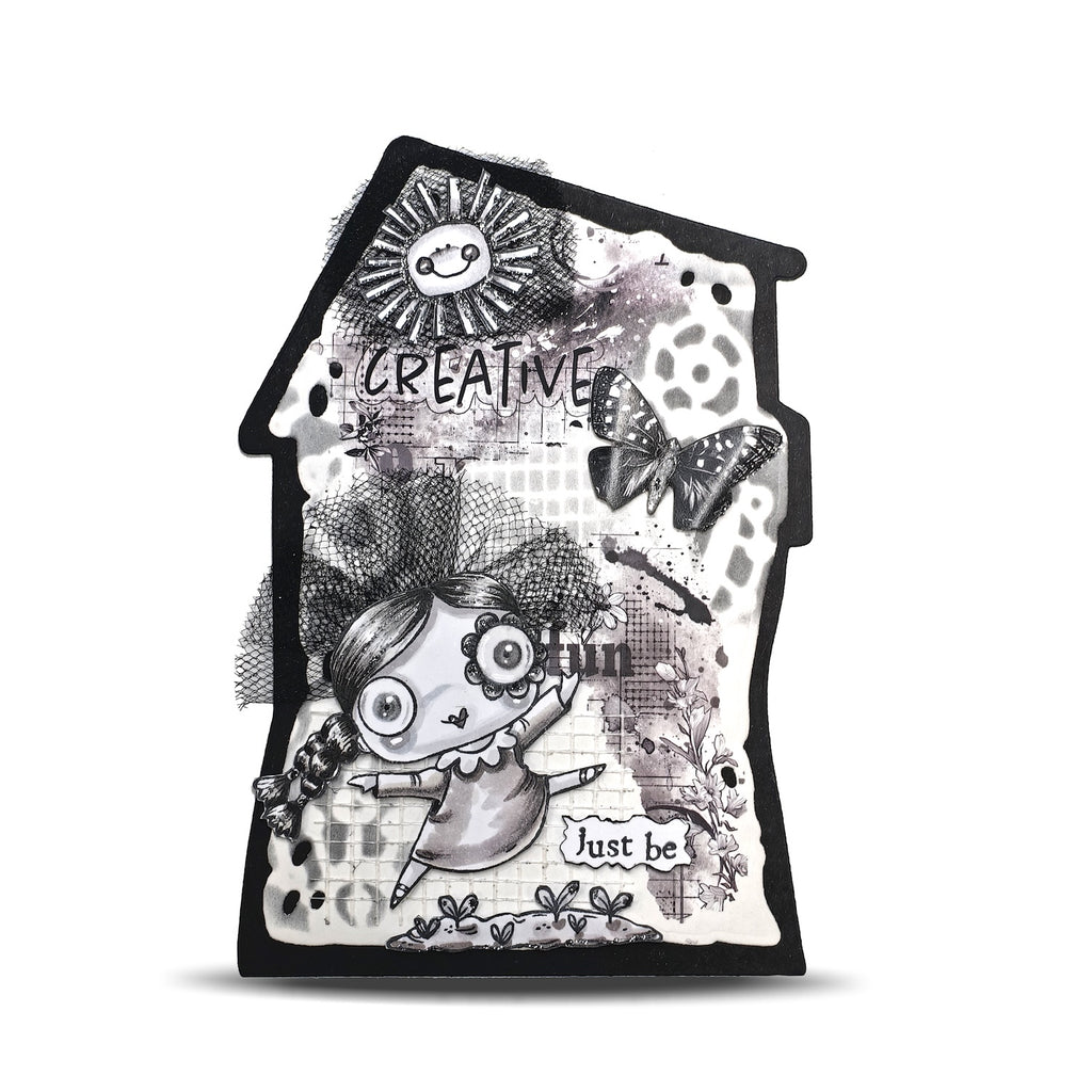 AALL & Create Lyrical Traces A5 Rub Ons ro-018 house