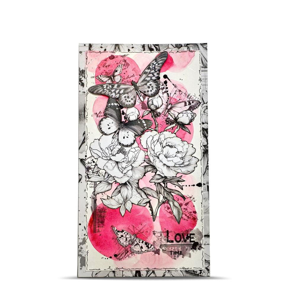 AALL & Create Lyrical Traces A5 Rub Ons ro-018 slimline