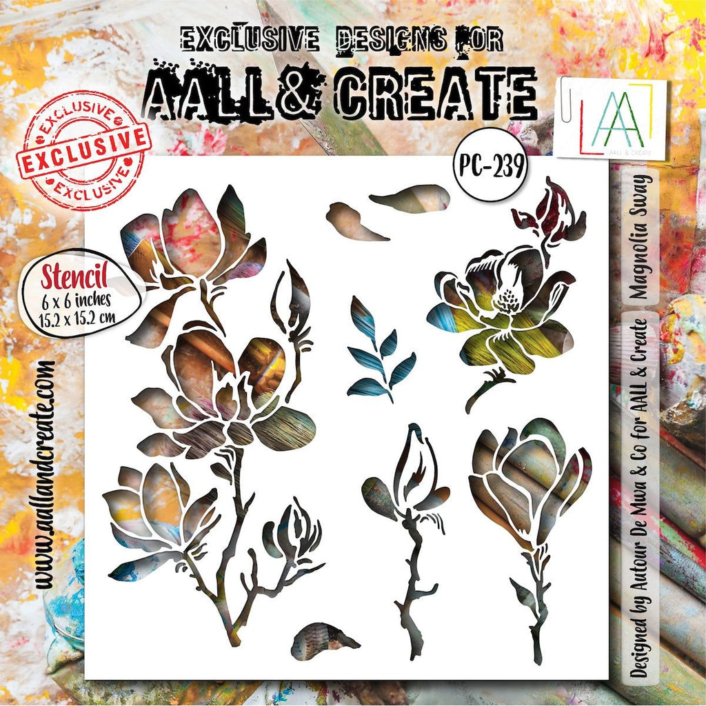 AALL & Create Magnolia Sway Stencil 239