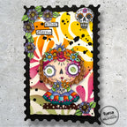 AALL & Create Marigold A7 Clear Stamps 1291 skull