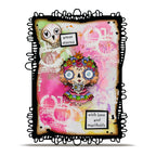 AALL & Create Marigold A7 Clear Stamps 1291 skull marigolds