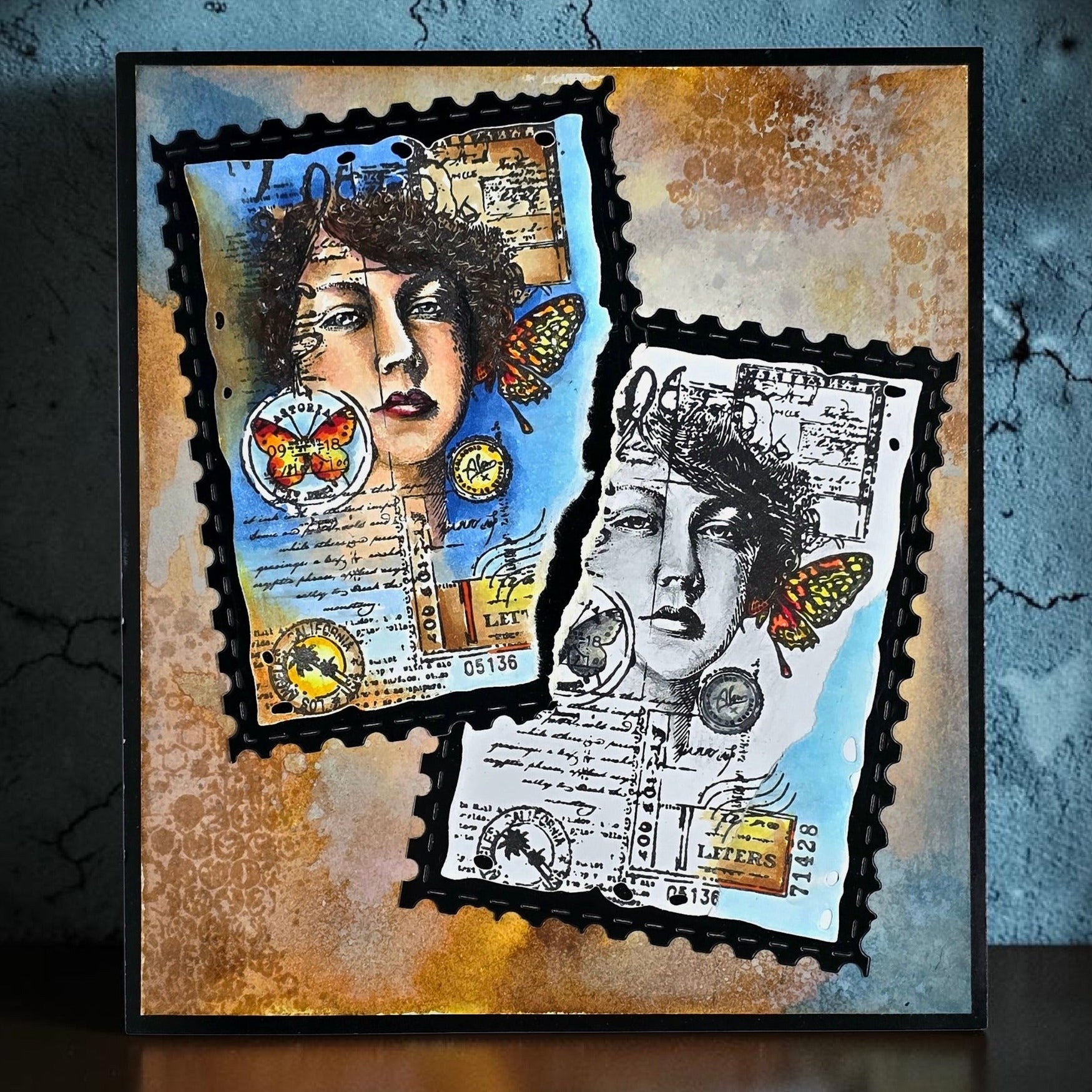 AALL & Create Marked in History A7 Clear Stamp Set 1449 butterfly