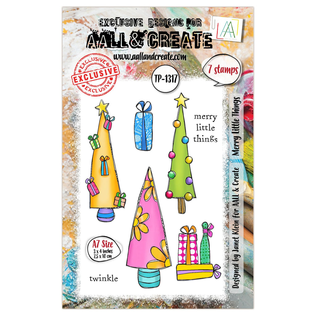 AALL & Create Merry Little Things A7 Clear Stamps 1317