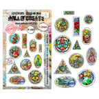 AALL & Create Merry Post A6 Clear Stamp Set 1490