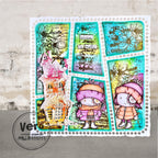 AALL & Create Mesh and Zigzag Die and Stencil Bundle winter magic
