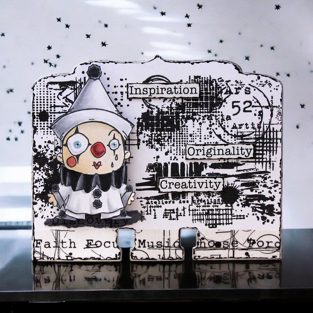 AALL & Create Midnight Arcs A7 Clear Stamps 1266 inspiration