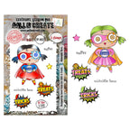 AALL & Create Midnight Hero A7 Clear Stamp Set 1427