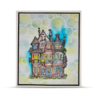 AALL & Create Miniature Mansions A6 Clear Stamp Set 1306 buildings