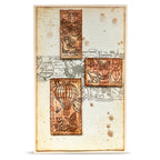 AALL & Create Miniature Postage Stamps A6 Clear Stamp Set 1443 butterfly