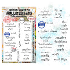AALL & Create Miss Dee on Crafting A6 Clear Stamp Set 1382