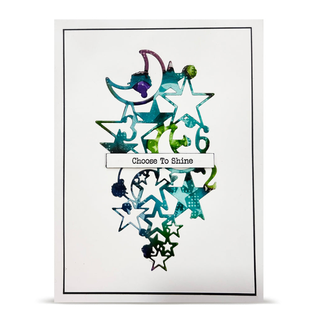 AALL & Create Moon Stars Die di-024 choose to shine card