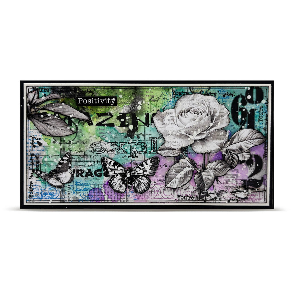 AALL & Create Moss Residue A4 Design Paper pa-045 colors