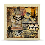 AALL & Create Moths Chaos 6x6 Stencil 248 dream