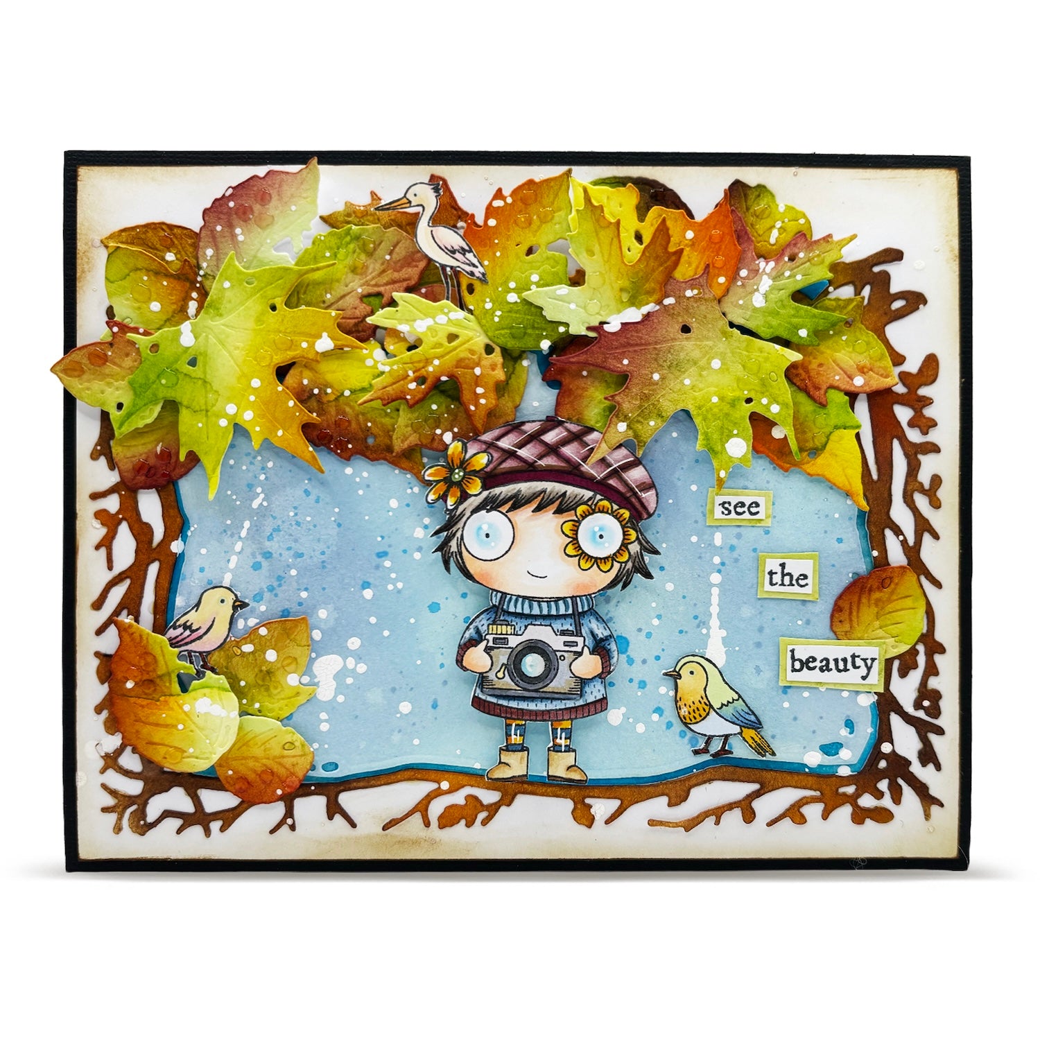 AALL & Create Nature's Art A7 Clear Stamp Set 1368 birds
