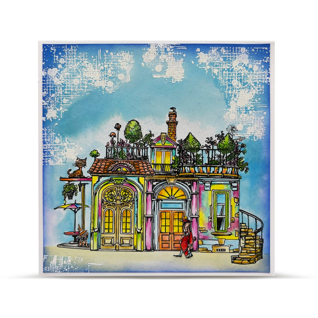 AALL & Create Neighbour Notes A5 Clear Stamp Set 1303 apartment