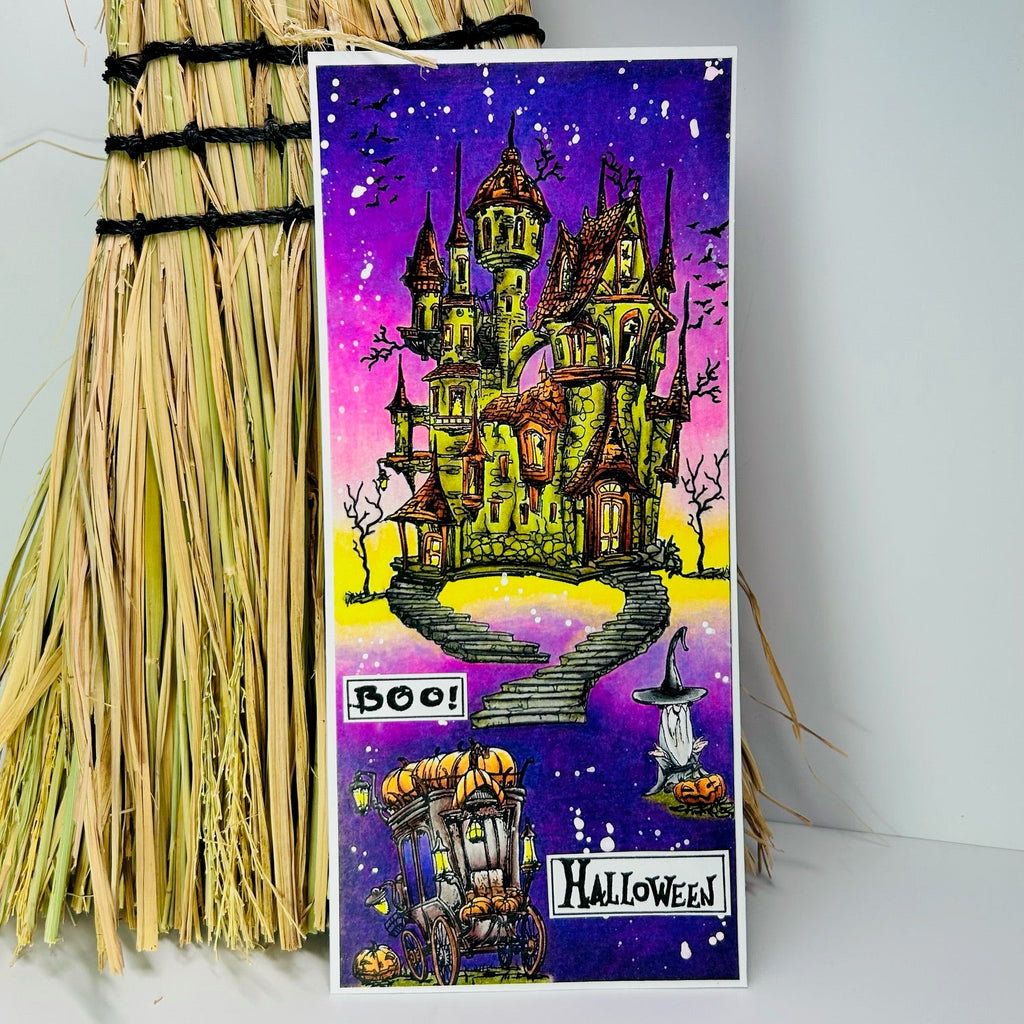 AALL & Create Nightfall Castle A6 Clear Stamp Set 1236*