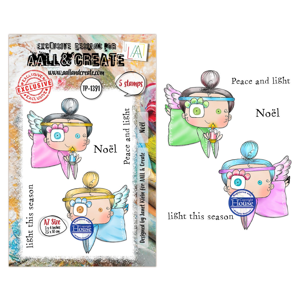 AALL & Create Noel A7 Clear Stamp Set 1391