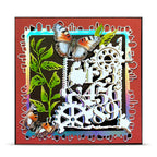 AALL & Create Number Crunching Die di-021 colored butterflies numbers leaves 