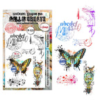AALL & Create Numeric Terrain A6 Clear Stamp Set 1533