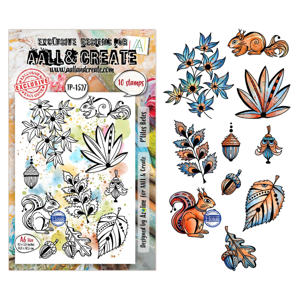 AALL & Create P'tites Betes A6 Clear Stamp Set 1527
